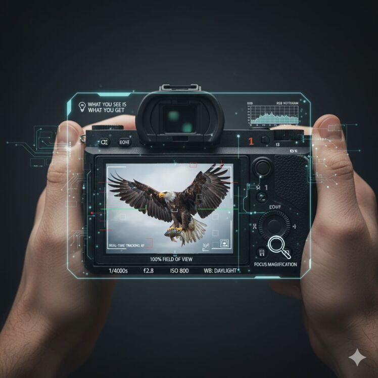 EVF سونی کالیبراسیون منظره‌یاب الکترونیکی در دوربین‌های سونی