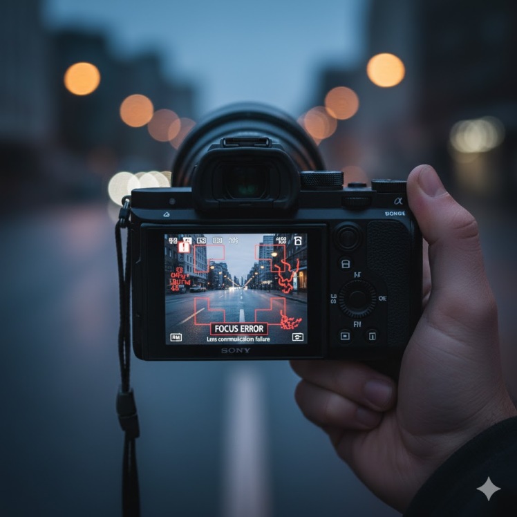 مشکل فوکوس سونی | بررسی علل، نشانه‌ها و روش‌های تعمیر فوکوس خودکار 