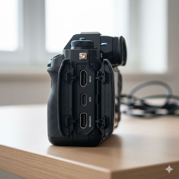 پورت دوربین Sony A7S III راهنمای تخصصی تعمیر و نگهداری USB-C و HDMI