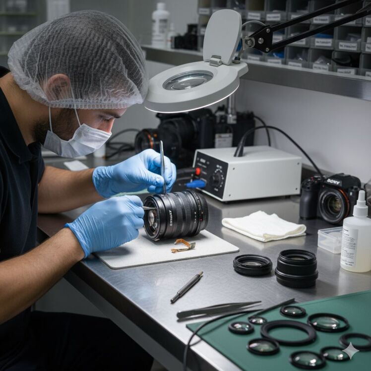 تعمیر لنز | در دوربین‌های Sony و روش‌های تخصصی تعمیر آن 