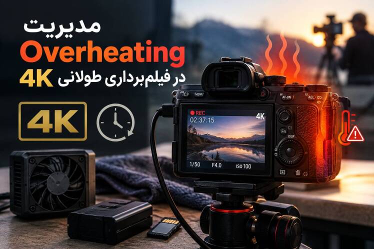 مدیریت Overheating در فیلم‌برداری طولانی 4K