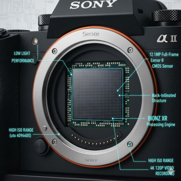 سنسور دوربین Sony A7S III راهنمای تخصصی نگهداری و پیشگیری