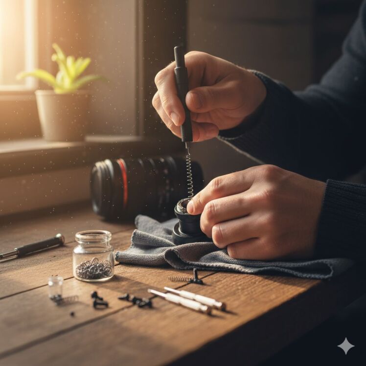 ترمیم رزوه سونی | چگونه محل رزوه سه‌پایه دوربین Sony را ترمیم کنیم؟