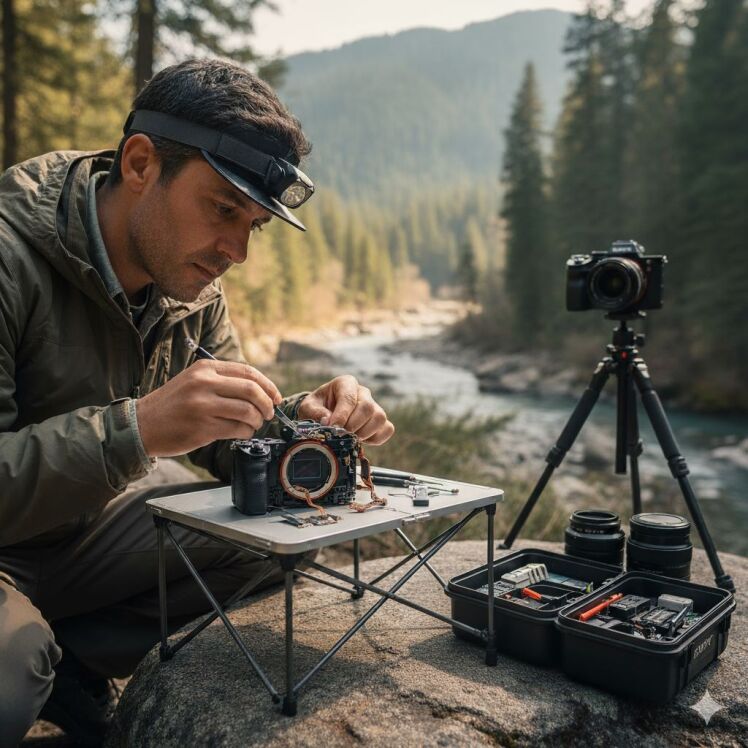 لرزش گیر سونی | تعمیر لرزش‌گیر ۵ محوره (IBIS) در Sony A7R و A7 IV