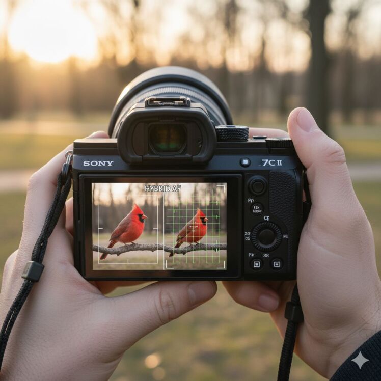 فوکوس هیبریدی Sony A7C II و بررسی کالیبراسیون و تعمیر تخصصی در اطمینان