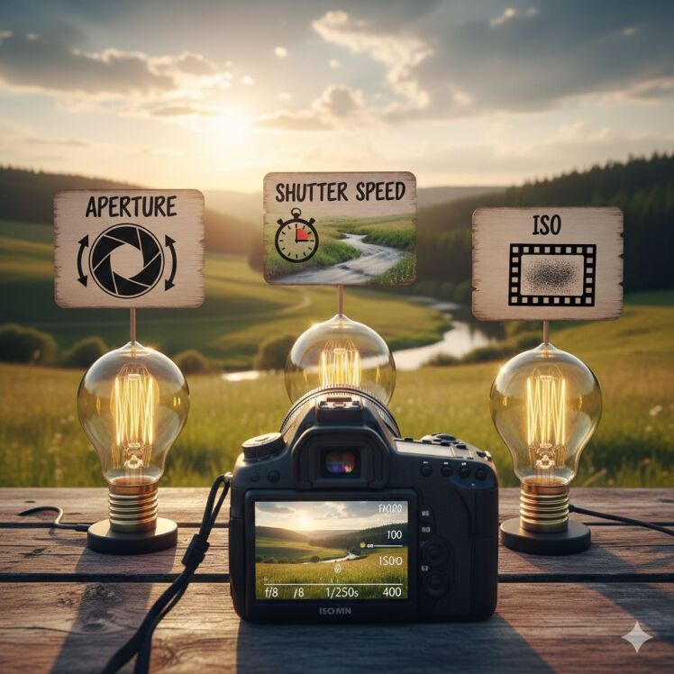 مثلث نوردهی : راهنمای جامع برای عکاسان مبتدی و حرفه‌ای