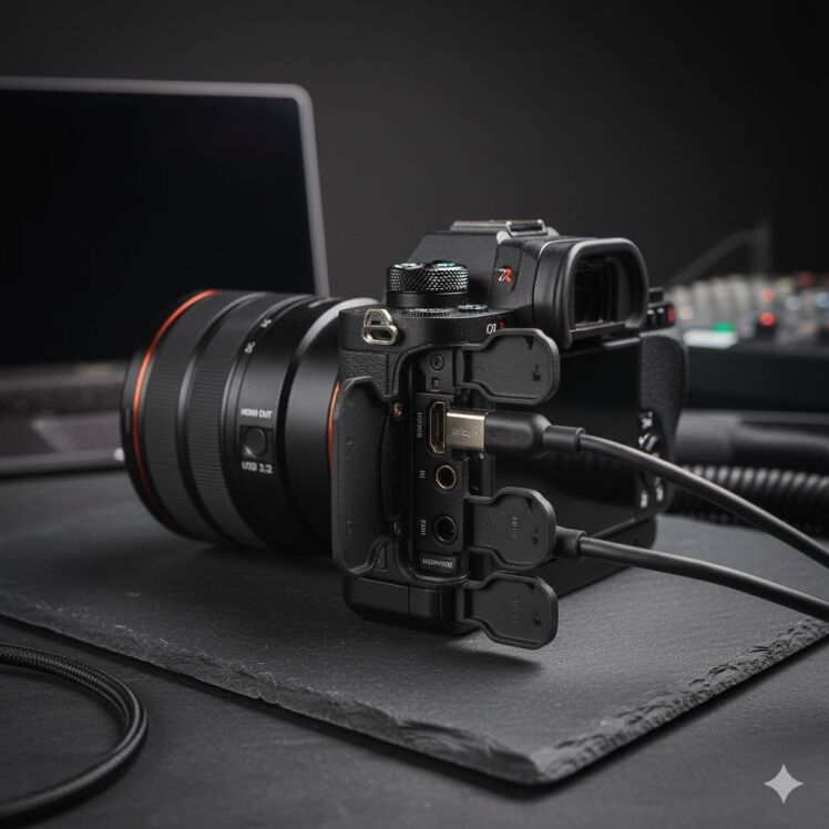 تعمیر پورت دوربین Sony a7R V عیب‌یابی و نگهداری پورت‌های USB,HDMI و SD